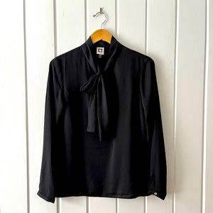 ANNE KLEIN Pussy Bow Blouse